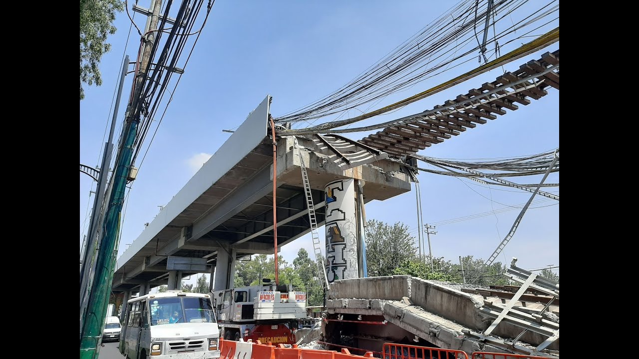 Colapso tramo elevado linea 12 Metro CDMX
