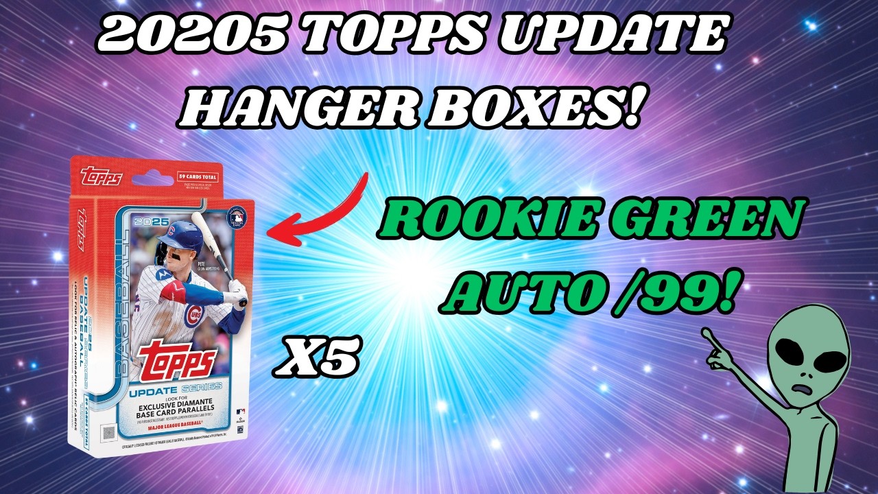 Opening five 2025 Topps Update Blasters!!