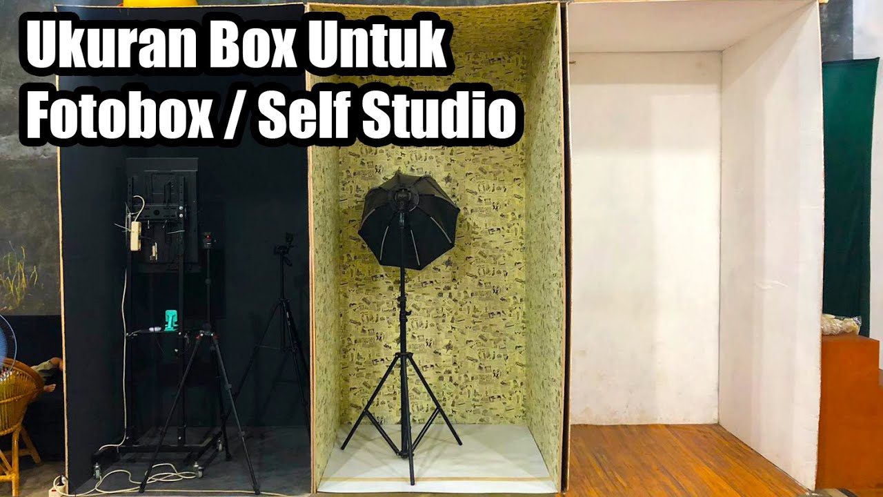 Ukuran Box Untuk Fotobox / Self Studio