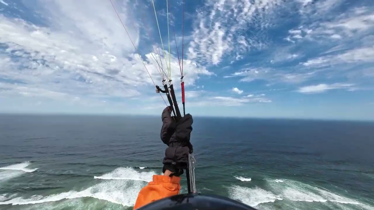 Windspeed = Trimspeed = 37kmh Paradise Ridge S-Africa  gleitschirmfliegen paragleiten paragliding