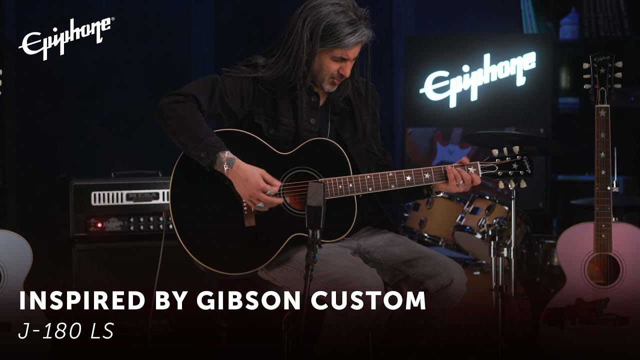 Epiphone J-180 LS - Epiphone Inspired by Gibson Custom