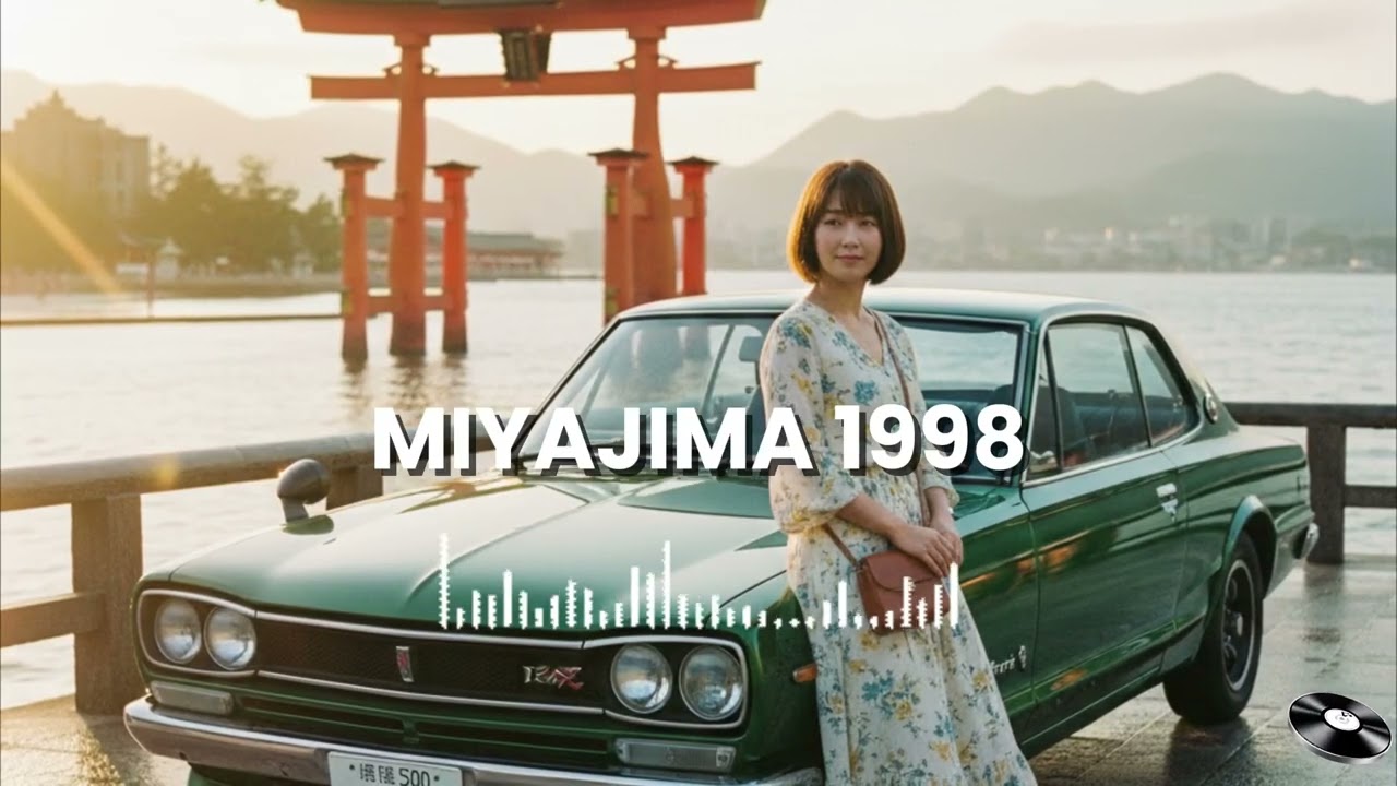 Miyajima Torii Sunset 🌅 | Romantic 80s City Pop & Jazz Fusion Mix (Coastal Elegance) 🎶⛩️