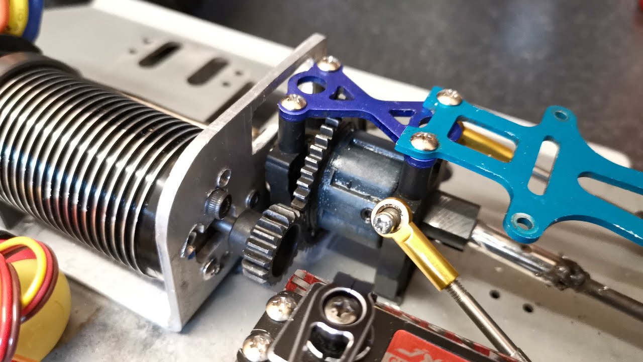 convert rc car nitro to brushless conversion part 3