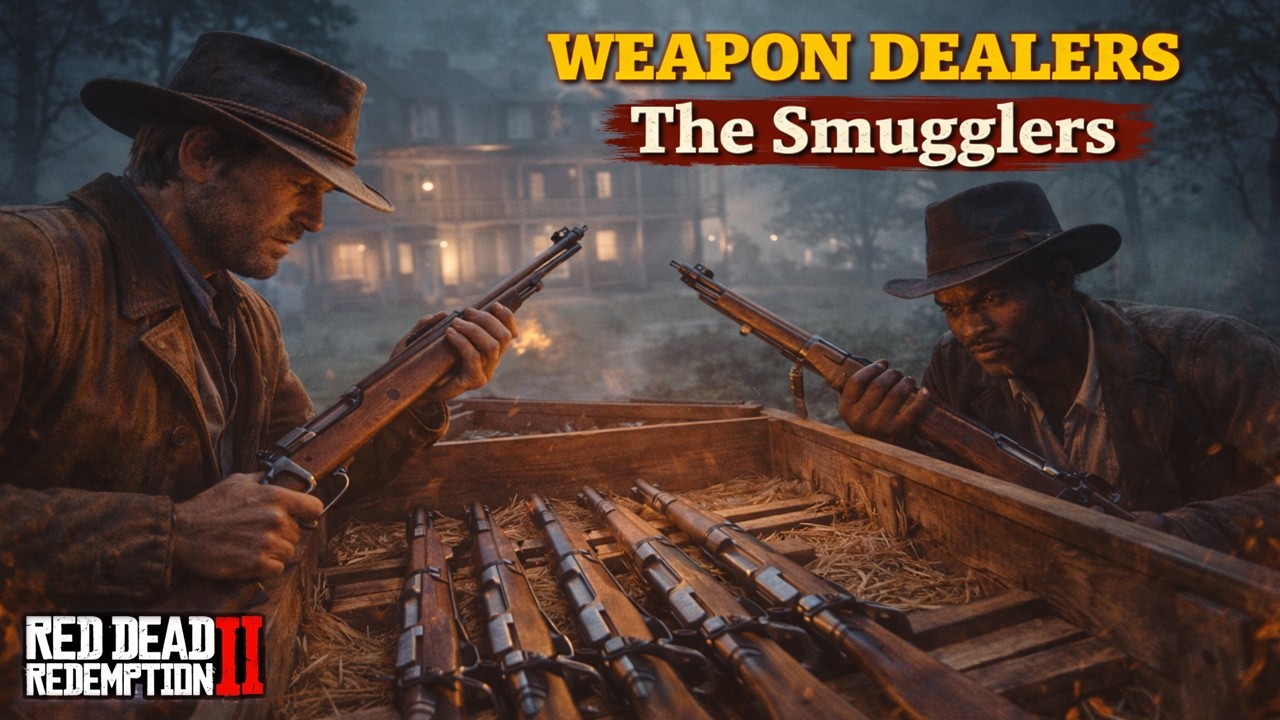 RDR 2 story | a Wagon Full of Rifles! | A deadly weapon Heist | Part 23
