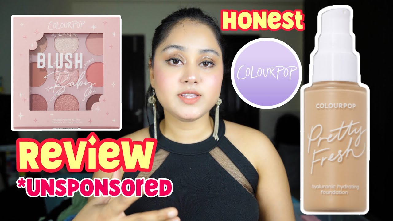 Colourpop Cosmetics Review - Pretty Fresh Foundation & Blush Baby Foundation
