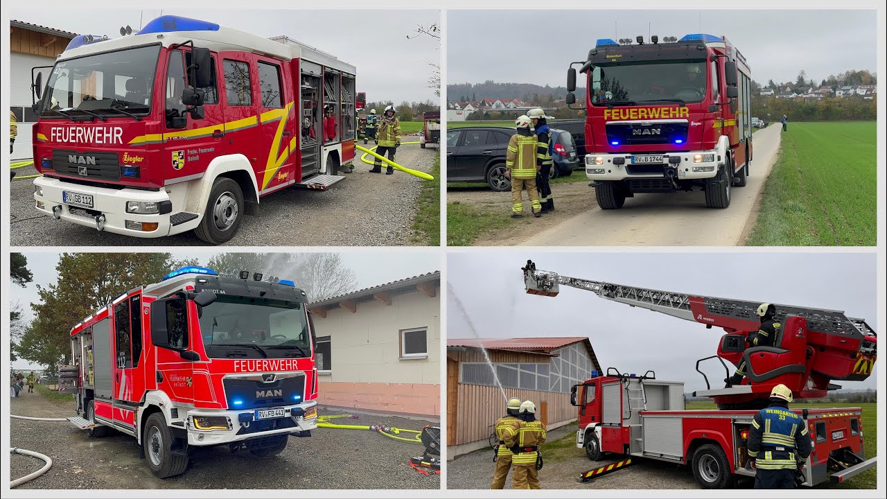 [Einsatzfahrten]Jahreshauptübung Feuerwehr Baindt [HÜ2024]