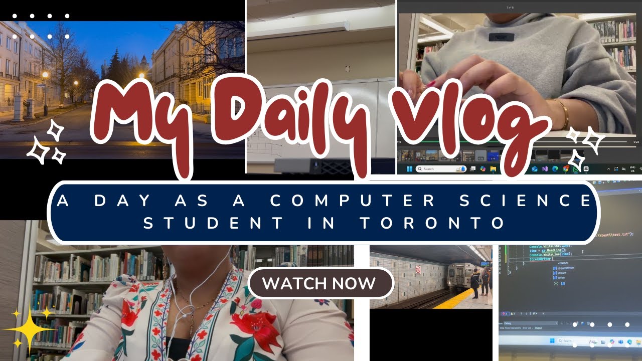 Behind the Scenes: A Day in my life as a Computer Science Student in Canada