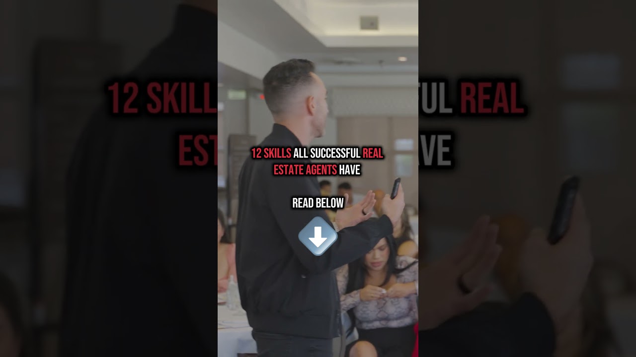 12 skills all successful real estate agents have 📝 #shorts