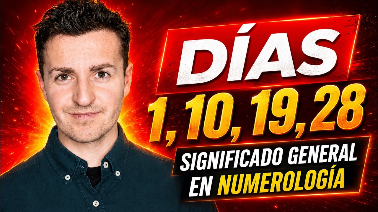 ☀️ Nacidos DÍA 1, 10, 19 y 28 | Numerología del DÍA de NACIMIENTO y META ESPIRITUAL del 1