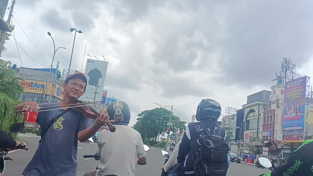 Road trip at depok City west java Indonesia kelapa dua margonda Boulevard GDC street