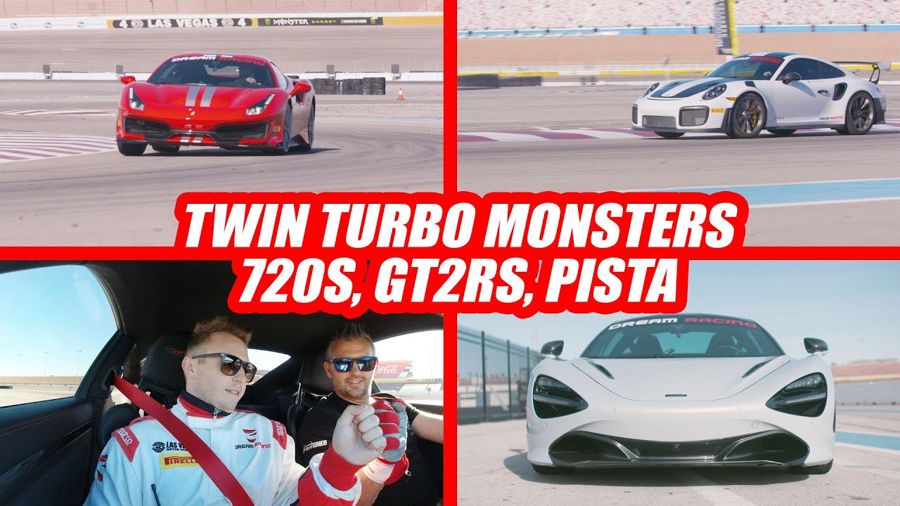 Twin-Turbo Supercar Monsters - McLaren 720S, 488 Pista and Porsche GT2RS - Motive Quick Drive