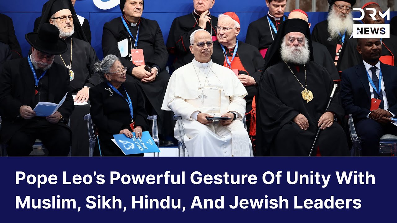 UNFORGETTABLE SCENES: Pope Leo Greets Muslim, Sikh, Hindu, Jewish & Christian Leaders in Rome | AK1F