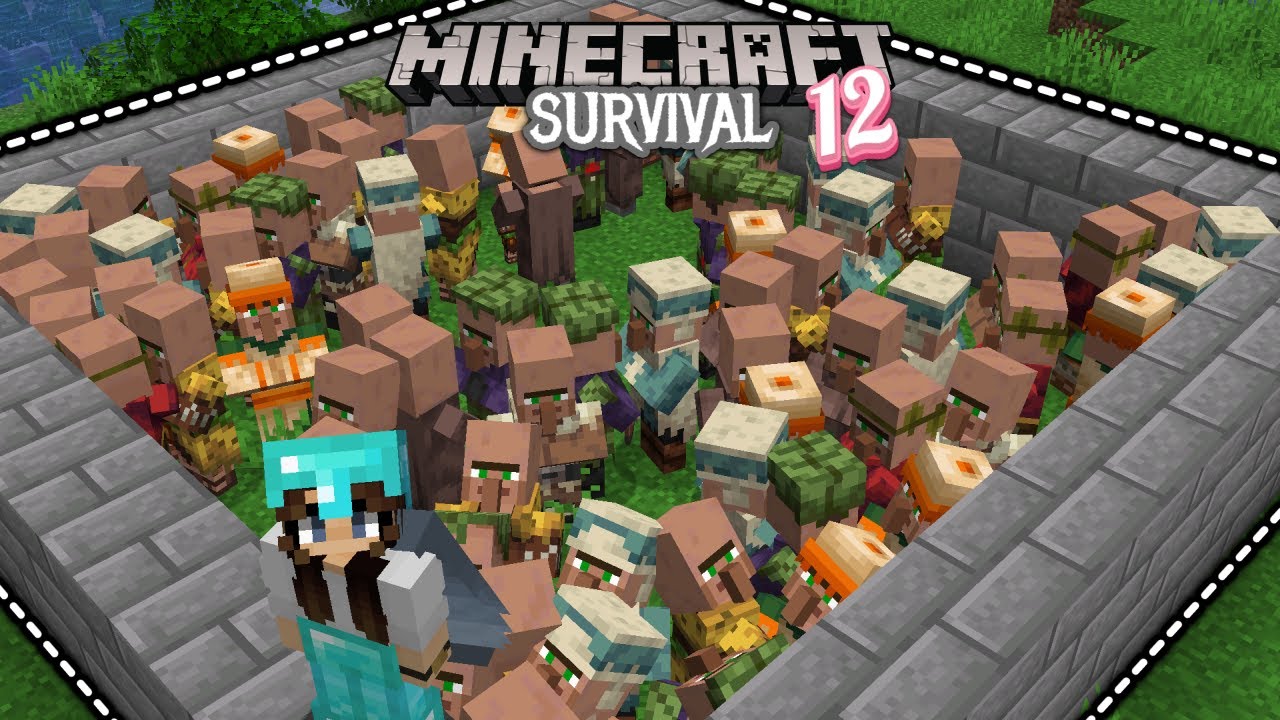 I collected a VILLAGER from every BIOME | Survival Minecraft | EP12