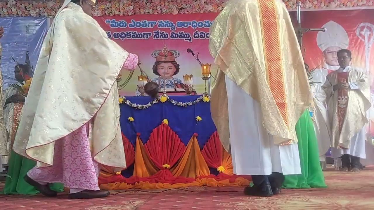 Annual feast of Holy Name of Jesus Church siripuram by Most.Rev.Dr.Ch.Bhagyaiah bishop of Guntur 