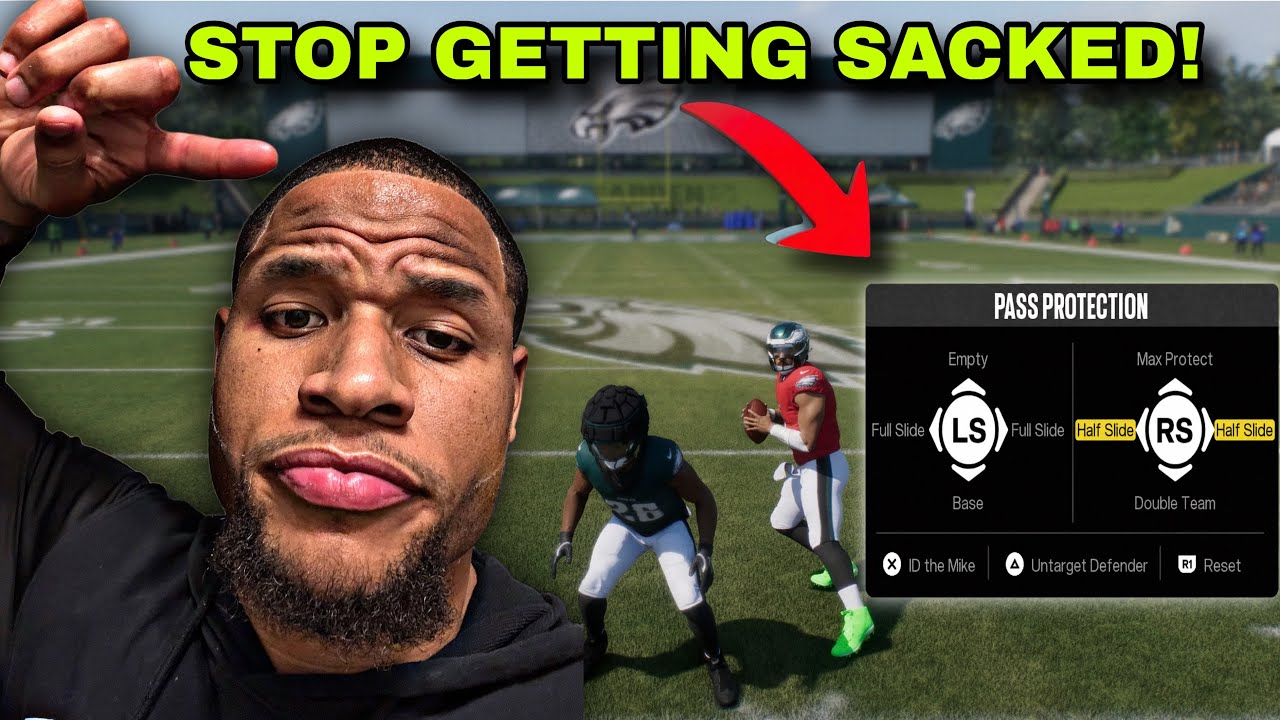 Сделайте это, чтобы ПЕРЕСТАТЬ получать сэки в Madden 27 (защита паса)