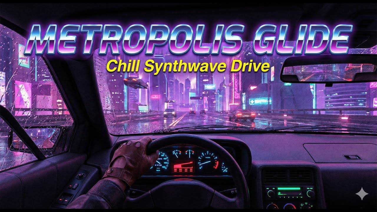 Metropolis Glide 🚗💨 Retrowave / Synthwave for Night Driving & Chill