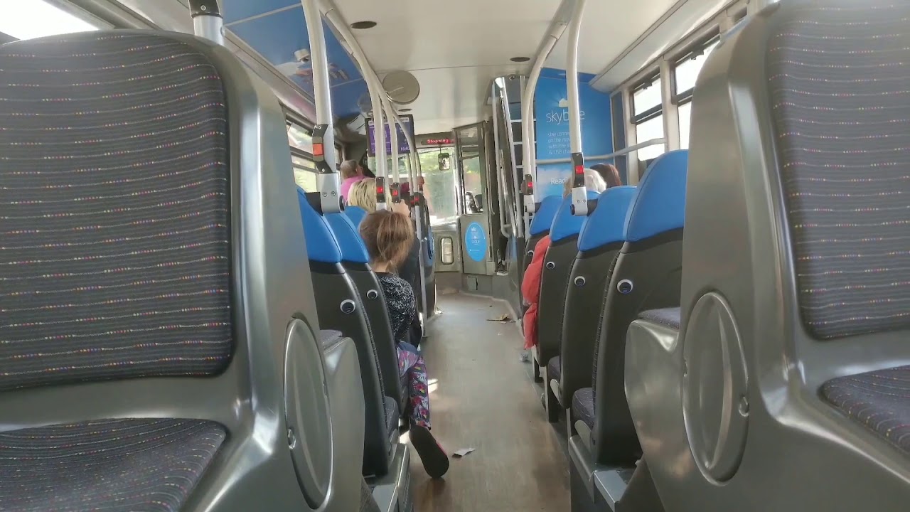 Journey on a converted Enviro400 bus - Reading Buses