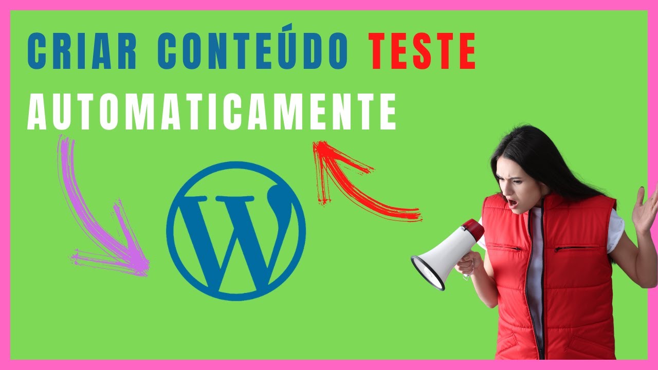 Gerador de Conte&uacute;do Autom&aacute;tico - (Fakerpress ) - WordPress