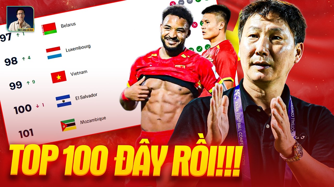 VỠ &Ograve;A ĐT VIỆT NAM CH&Iacute;NH THỨC TRỞ LẠI TOP 100 FIFA, DỄ V&Agrave;O BẢNG ĐẤU THUẬN LỢI TẠI VCK ASIAN CUP 2027