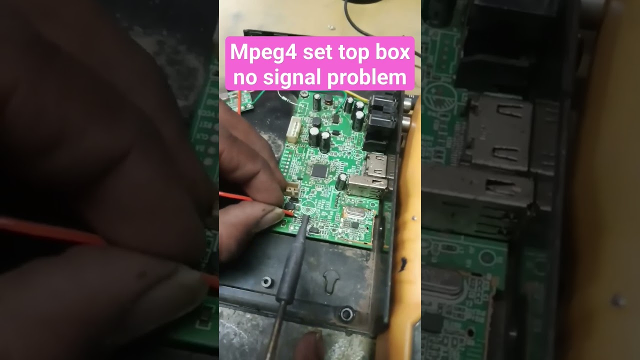 mpeg4 HD setup box no signal solution