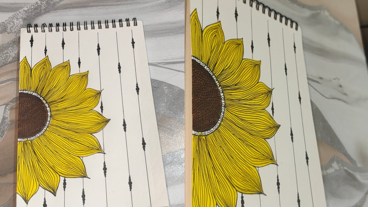 Try this 🤗 sunflower art 🌻......
