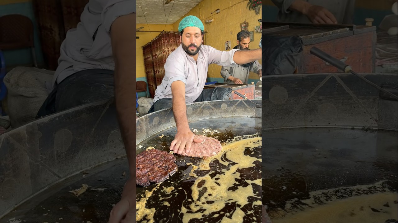 Double egg, double meat kebab — big, juicy, tender delight 