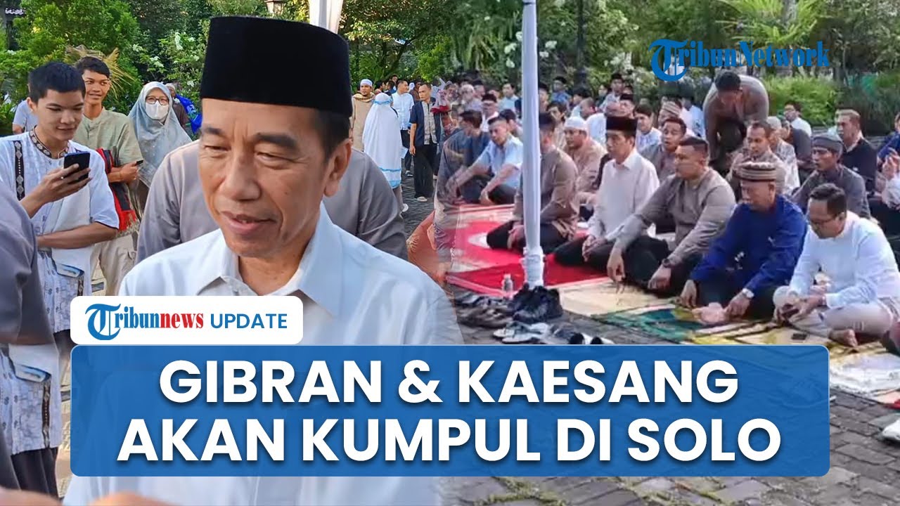 Tak Gelar Open House, Jokowi Rayakan Lebaran Bareng Anak-Cucu, Wapres Gibran akan Pulang ke Solo