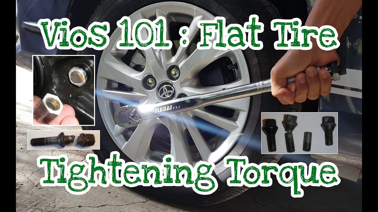 Know your Toyota VIOS: Wheel Nut Tightening Torque