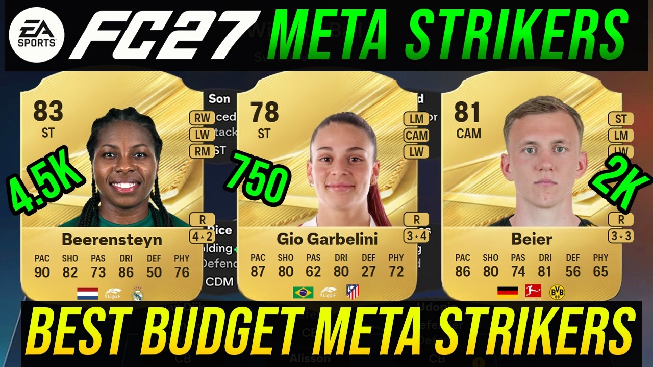 FC 27 - BEST META STRIKERS (CHEAP BUDGET BEASTS FOR YOUR STARTER TEAMS)