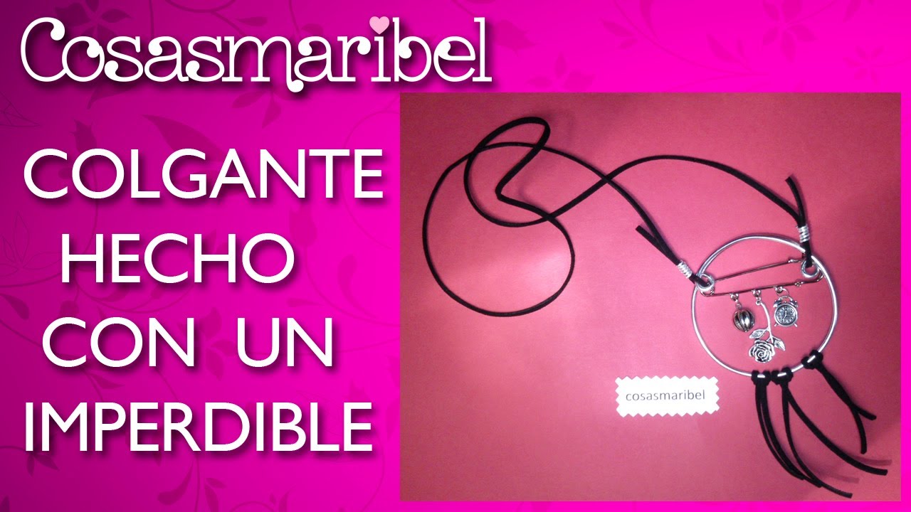 DIY:Collar hecho con un imperdible