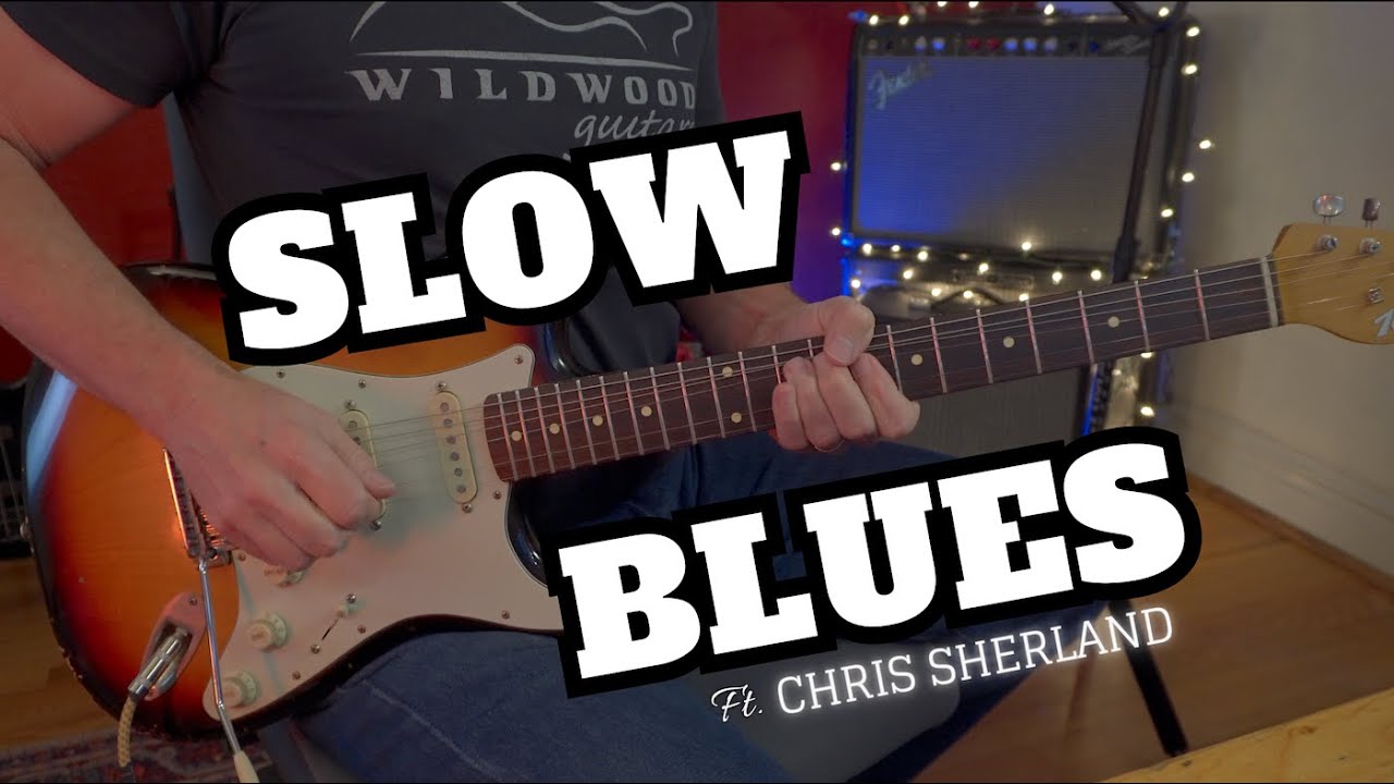 Slow Blues Jam | Dynamic Guitar Backing Track in C