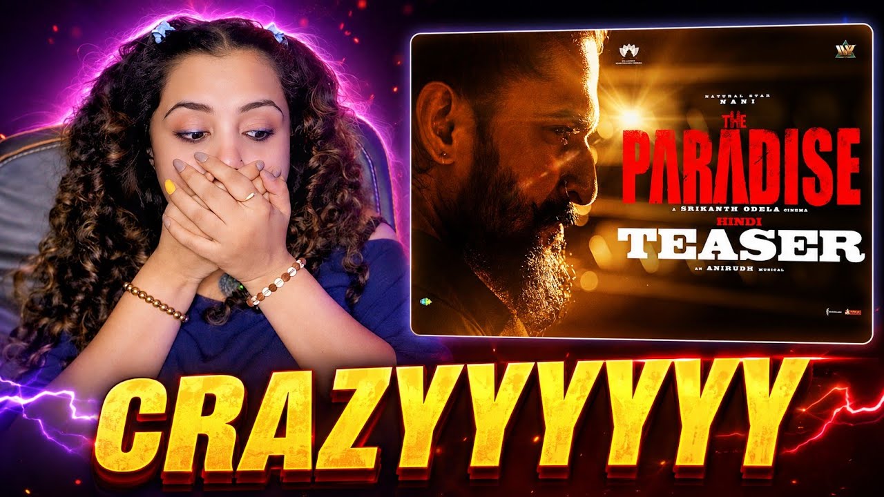 The Paradise - Teaser REACTION | Nani | Srikanth Odela | Anirudh Ravichander | Sept 24th 2026
