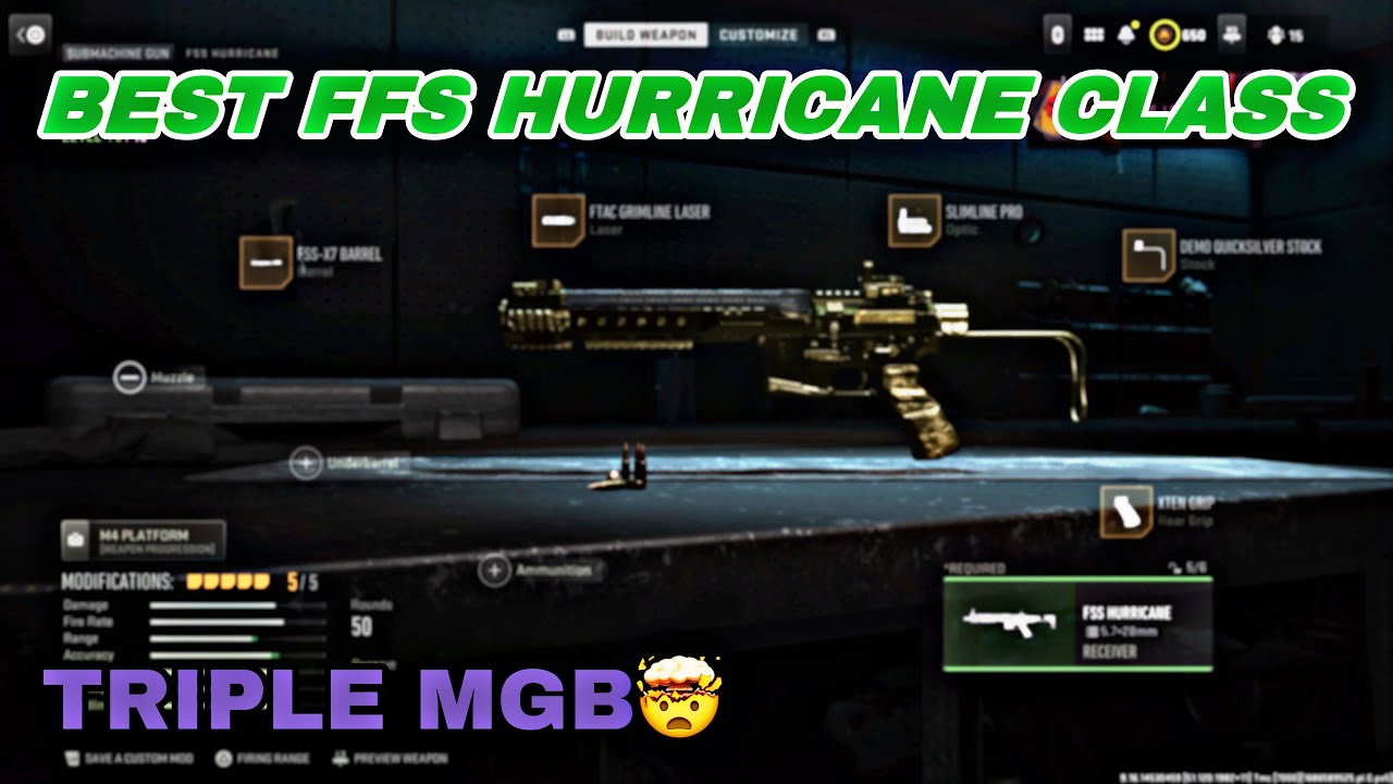 TRIPLE MGB🤯 this GUN IS SHIPMENT META ❗️(BEST FFS HURRICANE CLASS SETUP) - COD MWII