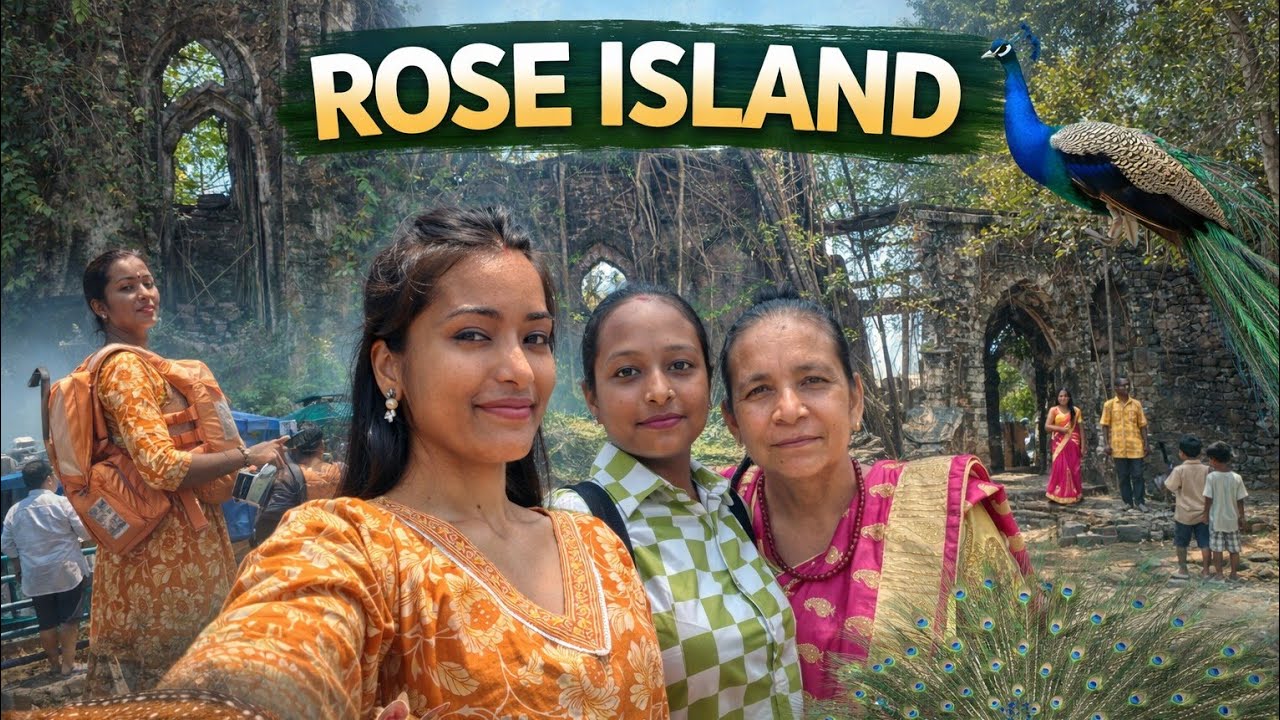 Ross Island Andaman Vlog | Exploring NetajiSubhasChandra Bose Island|Port Blair Travel Vlog#andaman 