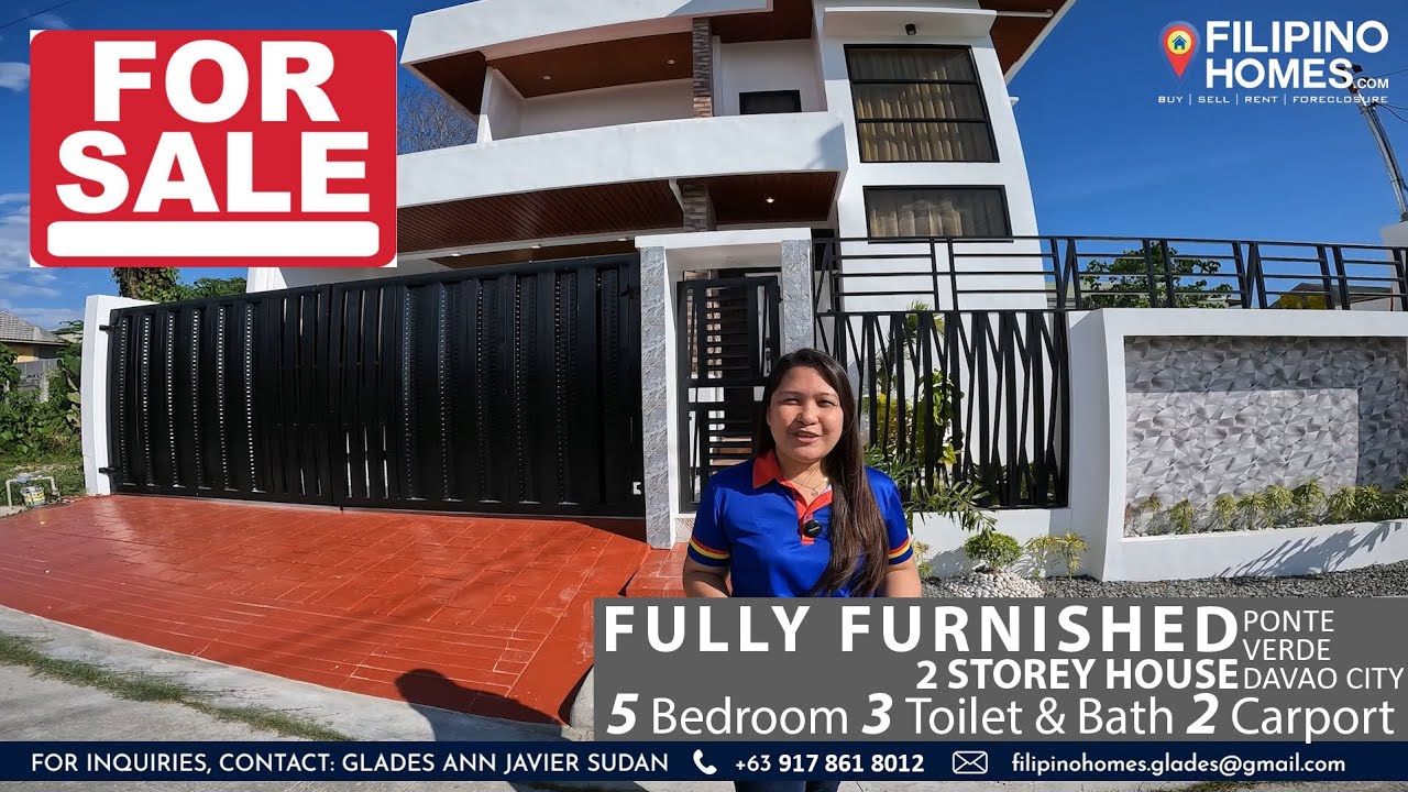 PONTE VERDE FULLY FURNISHED HOUSE FOR SALE (DAVAO CITY) - SOLD