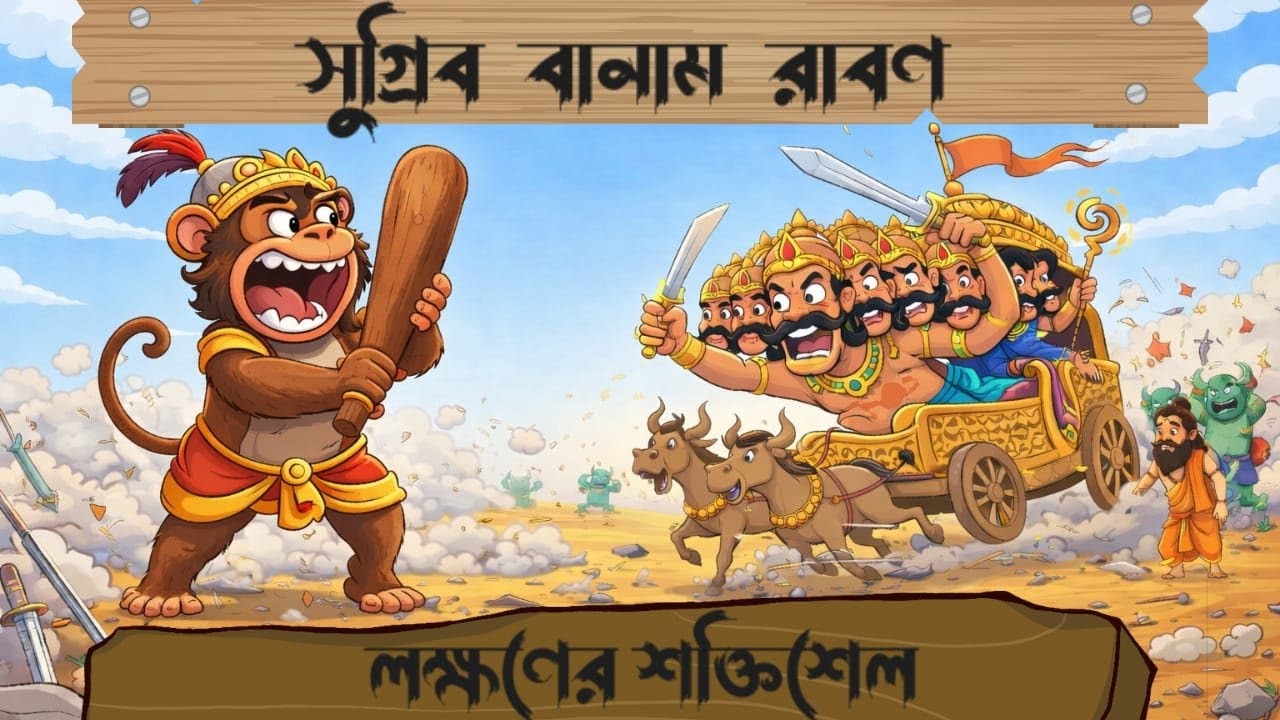 সুগ্রীব বানাম রাবণ||LOKKHONER SAKTISHEL||SUKUMAR ROY||BENGALI AUDIO BOOK