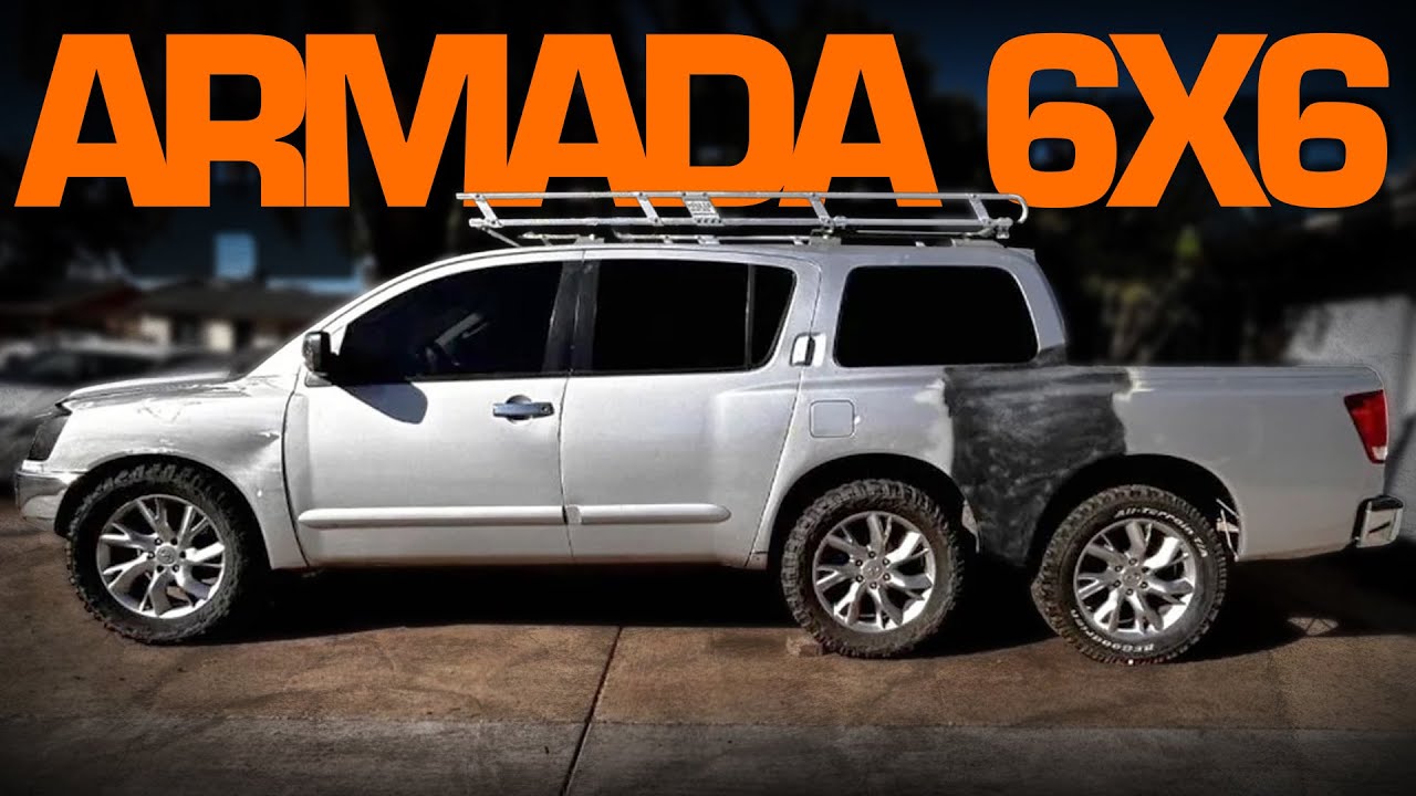 Nissan Armada 6x6: what happens when the desert cooks your brain