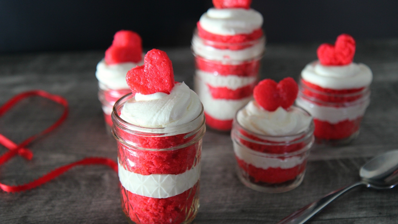 Red Velvet Cake Jars - Cooked by Julie episode 333