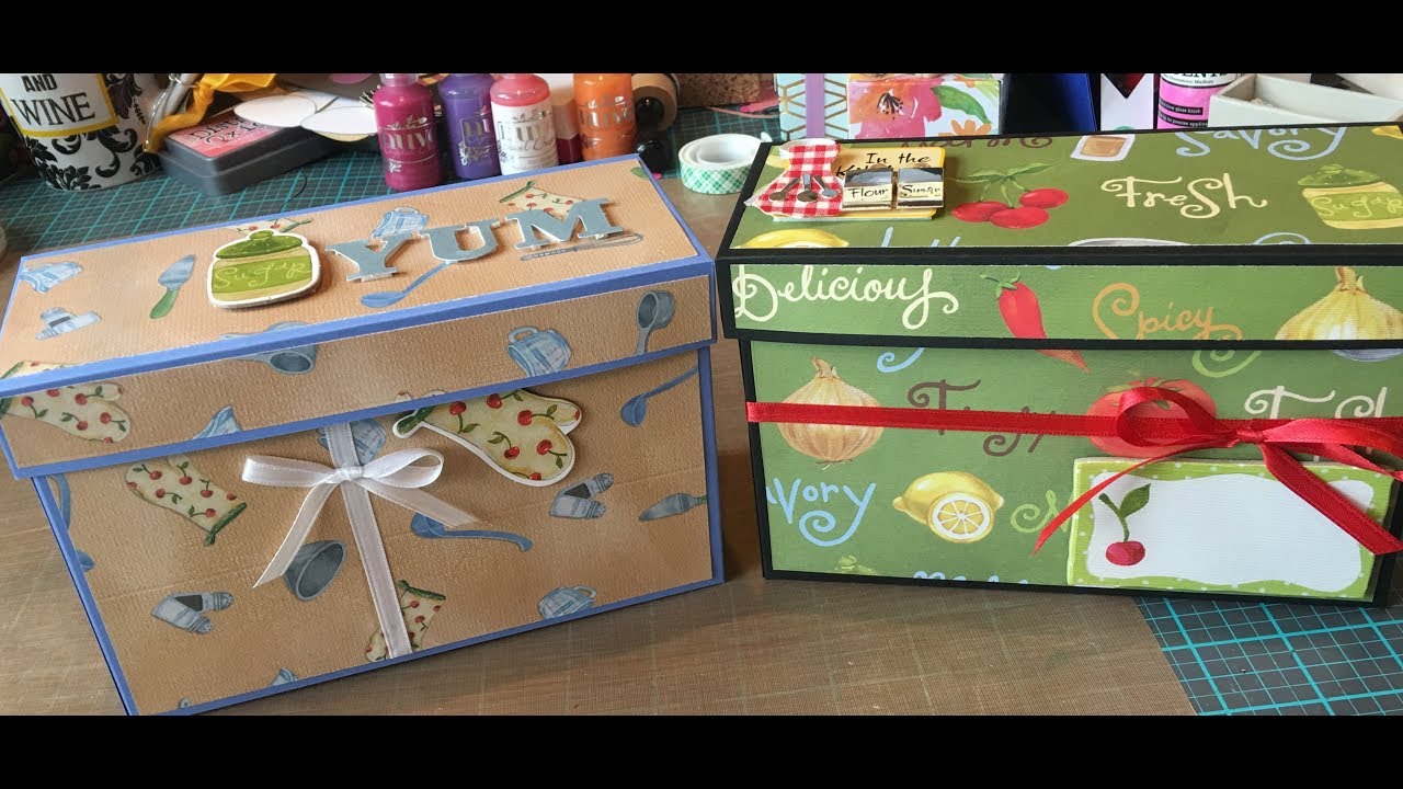 Tutorial Making a Recipe Box