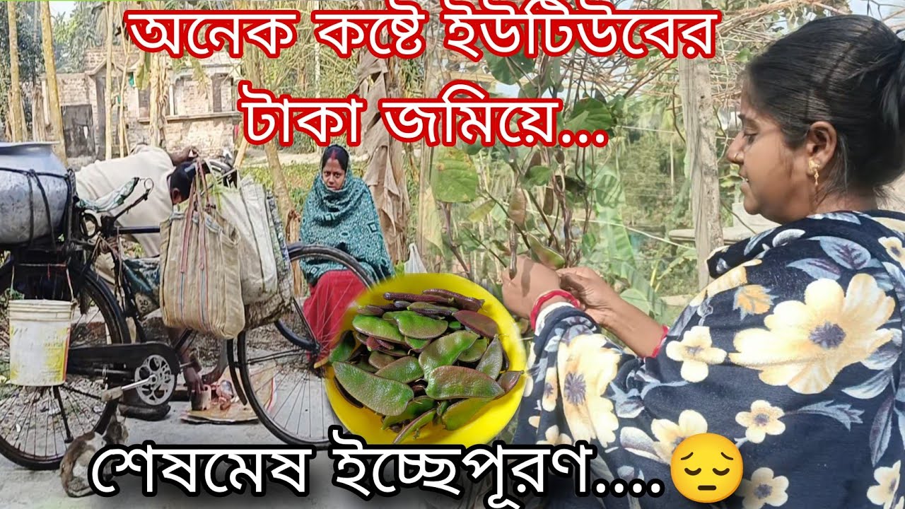 অনেক কষ্টে ইউটিউবের টাকা জমিয়ে শেষমেষ ইচ্ছেপূরণ.....এখন সবটাই ইতিহাস😔