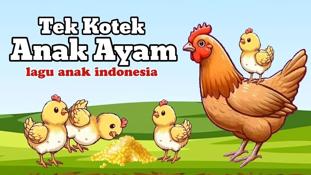Tekotek Kotek Anak Ayam - Lagu Anak Edukatif & Ceria | Lagu Anak Populer 2025