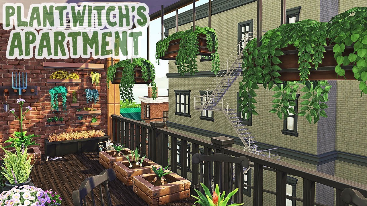 Plant Witch’s Dream Apartment 🌱 || Sims 4 Apartment Renovation: Speed Build