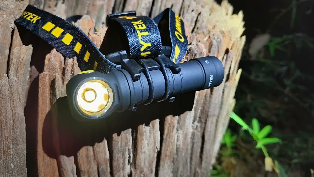 Armytek Wizard C2 Pro Max LR White Headlamp Beamshots Taken by GoPro 12