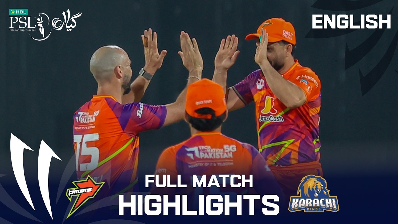 Full Highlights  | RawalPindiz vs Karachi Kings | English | Match 10  | HBL PSL 11 | MZB1U
