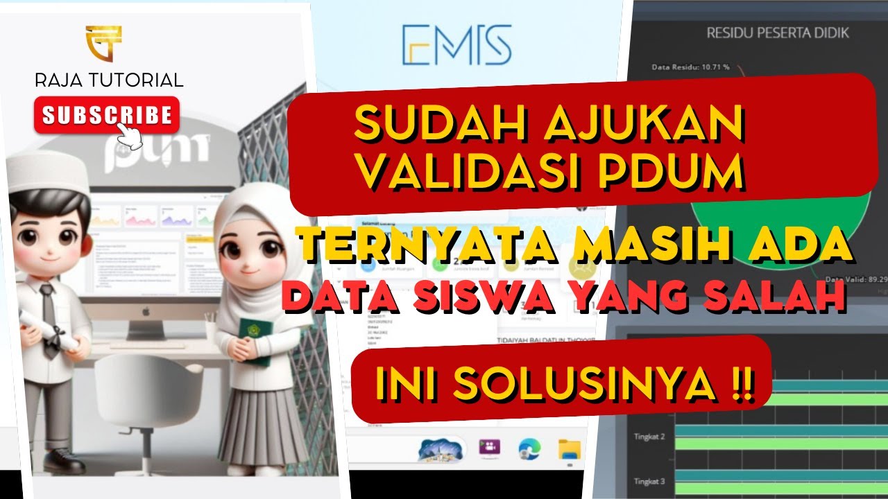 Cara Edit Data Siswa Setelah Ajuan Validasi PDUM