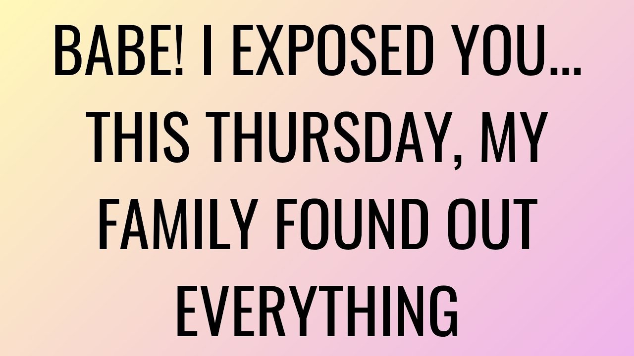 Baby… I Couldn’t Keep Hiding What You Did… I Told My Family EVERYTHING 😧 🖤 DM TO DF