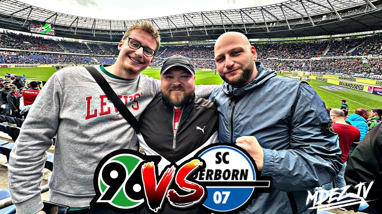 ONEL ÜBERNIMMT DIE OSTTRIBÜNE GANZ ALLEINE🔥 Hannover 96 vs SC Paderborn 07 Stadionvlog