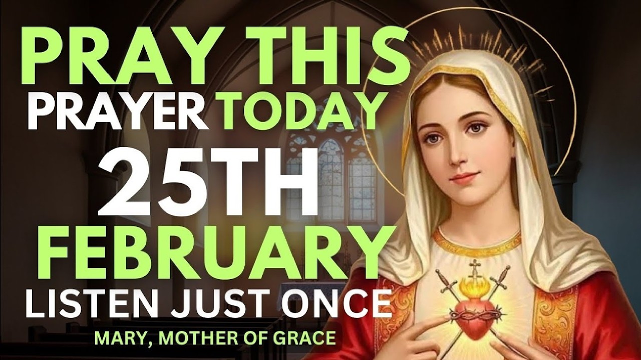 Our Lady of Lourdes Urgent Healing Prayer Today | Saint Anthony