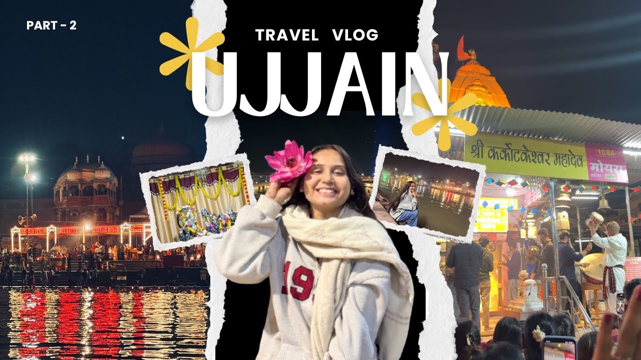 Ujjain, part 2 ✨ Ram Ghat & Harshiddhi Mandir — where faith meets peace 🕉️