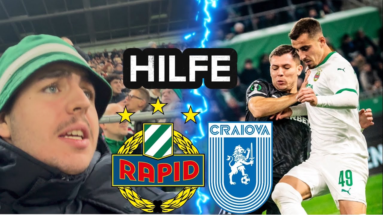 UNGLAUBLICH SCHLECHTES SPIEL ZUM VERGESSEN / Rapid wien vs Universitatea Craiova